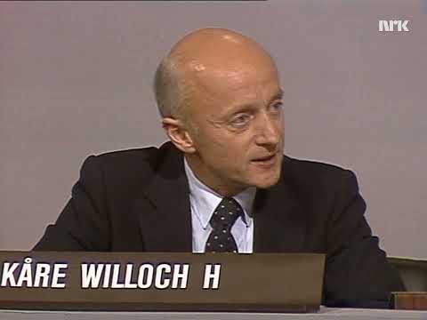 Partilederdebatt 1981 5 Kåre Willoch om hvorfor han ikke svarer