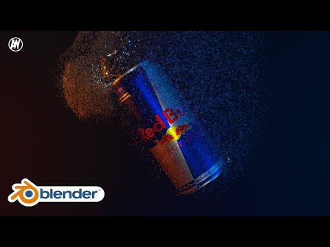 3D Advertisement For Red Bull in Blender #redbull #blender #cgi #3d