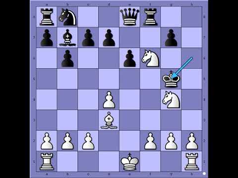 Šahovska bajka , najlepsi napad na Kralja ⭐⭐⭐⭐⭐ LASKER ve THOMAS # 1844