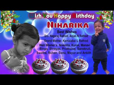 Wish You Happy Birthday,Niharika 27 8