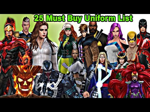 25 Must Buy Uniform List On This Uniform Discount April 2021 - Marvel Future Fight