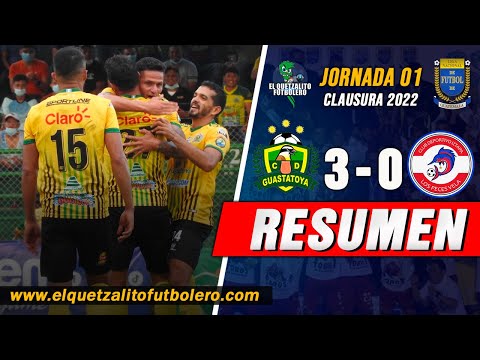 GOLEADA PECHO AMARILLO/ Guastatoya 3 vs Iztapa 0 / Jornada 01 Clausura 2022 -RESUMEN DE GOLES-