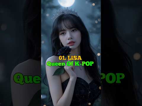 TOP 10 MOST BEAUTIFUL QUEENS OF K-POP 2025 #shorts #kpop #queen #blackpink #lisa #jisoo #jennie #joy