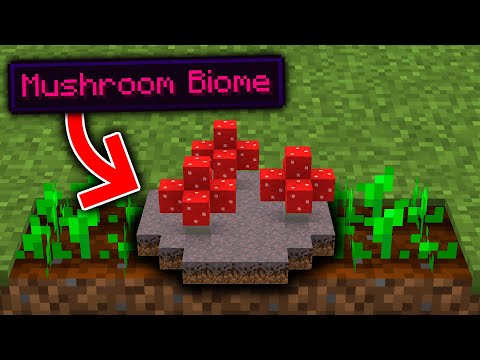 Minecraft, But You Can Grow Biomes...