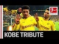 Jadon Sancho Pays Tribute to Kobe Bryant and Breaks Record