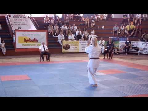 1ª RONDA KATAS. KATHLEEN HÜBNER. VI OPEN KARATE KYOKUSHIN FUERTEVENTURA 2017