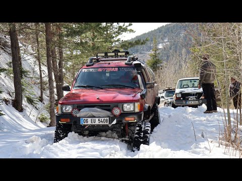 Çamlıdere Aluçdağı Off Road | OFF ROAD IN FROZEN SNOW !!!