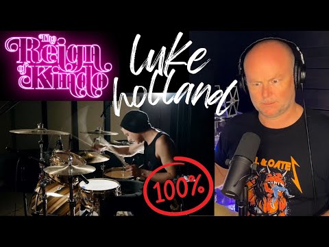 Drum Teacher Reacts: LUKE HOLLAND - The Reign of Kindo - Till We Make Our Ascent Drum Cover