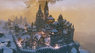 VALHEIM MOUNTAIN CASTLE