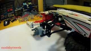 preview picture of video 'Lego 42000 Grand Prix Racer with RC conversion'