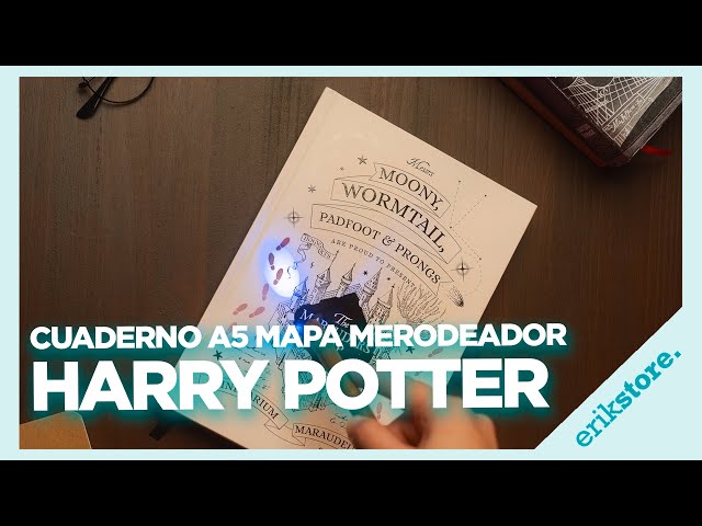 Vídeo relacionado con HARRY POTTER Bolígrafos Varitas Papelería con Mapa De Merodeador Hogwarts Sellos Kit y Juego de Tinta