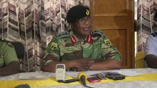 ZNA/General Chiwenga Full Press Conference (13 November 2018) ZNA/General Chiwenga Full Press Conference (13 November 2018)