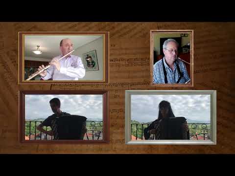 Sinfonía Concertante para flauta y fagot de Juan Bautista Bréval, fragmento 2 movtº.