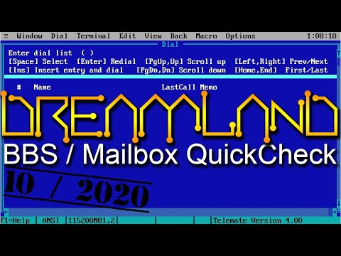 BBS / Mailbox QuickCheck: Dreamland BBS