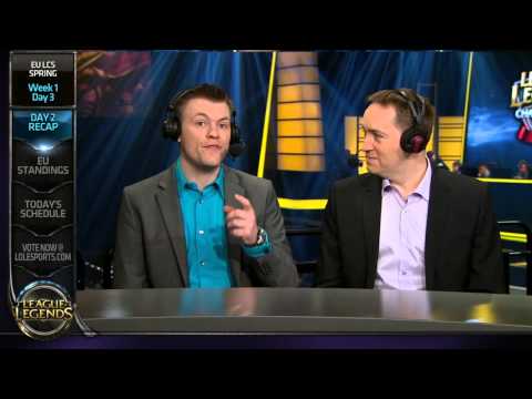 Recap of S4 EU LCS Spring split 2014 Week 1 Day 2 and Welcome to Day 3!