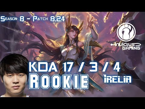 IG Rookie IRELIA vs NEEKO Mid - Patch 8.24 KR Ranked
