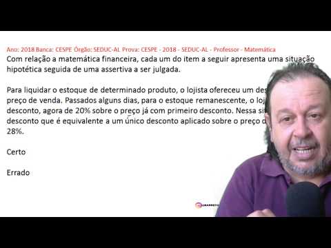 BANCA CESPE   SEDUC AL - PROFESSOR MATEMÁTICA