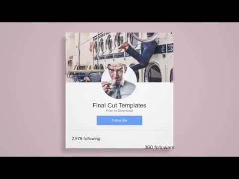 Free Final Cut and Motion Template - Social Package