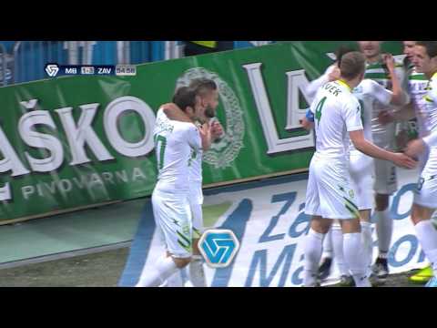 19. krog: Maribor - Zavrč 3:3, Prva liga Telekom Slovenije 2015/16