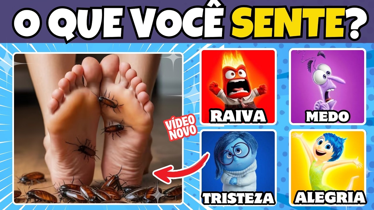 QUAL A SUA EMOÇÃO? #5 | Teste suas Emoções em Situações com DIVERTIDA MENTE 2 #quiz #divertidamente
