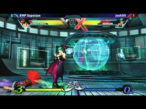 UMVC3 EMP Superjoe vs Josh99 - Curleh Mustache 5 Stream 2