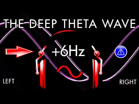 The Deep Theta Self Inducer Wave   1hr Pure Binaural Beat Session at  6Hz  Intervals