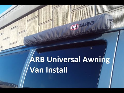 ARB Universal Awning Van Install Initial Impressions review thoughts 1250 touring cheapest model