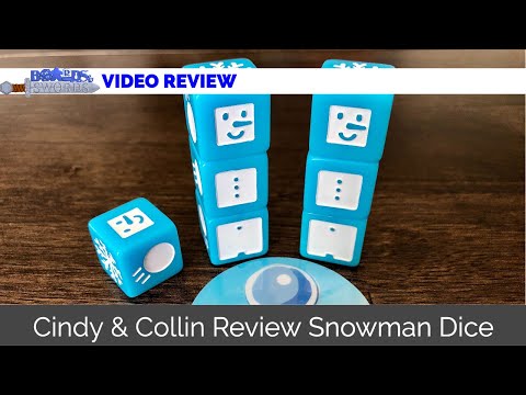 Cindy and Collin Review Snowman Dice from Brain Games