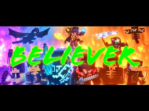 🎶BELIEVER Minecraft Parody🎶 SONGS OF WAR FULL VIDEO HD (READ DESCRIPTION)