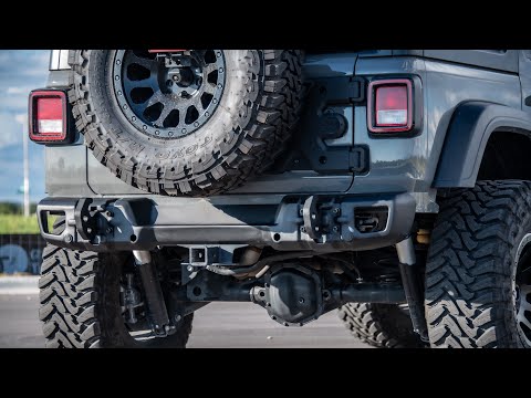 Rugged Ridge Arcus Rear Bumper install JL