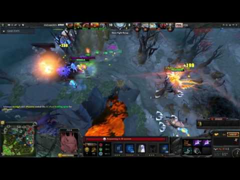 Dota 2 Highlights - Infamous -_^ vs. Friendship, Dedication, Love in The Summit 5 Game 2 of 2
