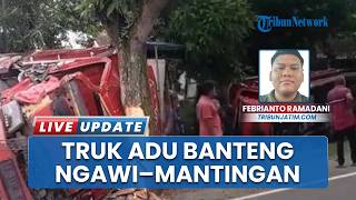 Kronologi Tabrakan 2 Truk di Jalan Raya Ngawi-Mantingan, 5 Luka-luka Korban Sempat Terjepit