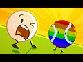 BFDI Rainbow Tennis Ball