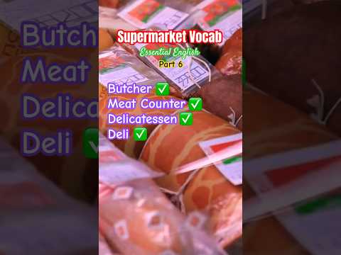 Parte 6 Vocabulário de Supermercado #english #esl #englishstream #supermarketvocabulary #english Speaking