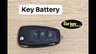 Key Battery Ford Focus Mondeo Smax Cmax Flip Key HOW TO