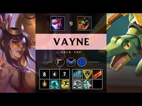 Vayne Top vs Renekton - EUW Diamond Patch 25.08