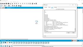 Save Config - Cisco Packet Tracer