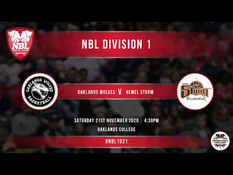 NBL LIVE: Oaklands Wolves vs Hemel Storm - 21.11.20