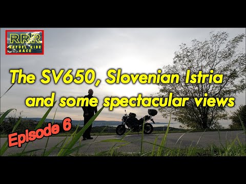 The SV650, Slovenian Istria and some spectacular views