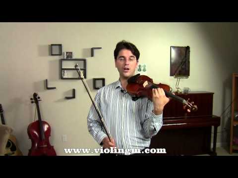 Three Octave Violin Scale Practice - Talking about Guiding Fingers