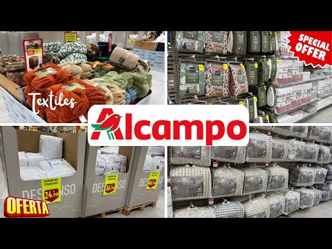 Alcampo😉DESCUENTOS EN TEXTILES mantas, edredones,almohadas, ropade cama y más @ElisHometv