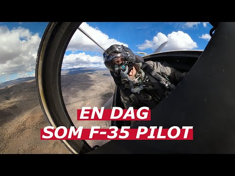 Følg en dansk F-35 pilot i aktion på amerikansk himmel