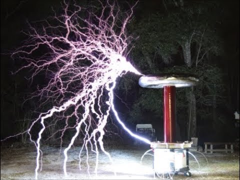 Tesla Coil New Secondary Run!