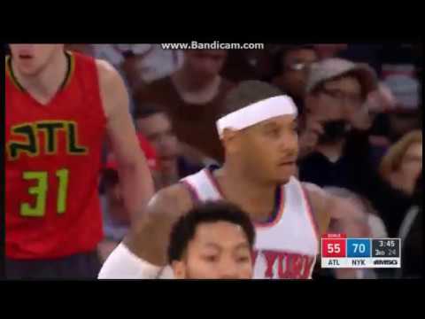 Carmelo Anthony 31 Pts , 7 Reb , 3 Ast vs. Hawks - New York Knicks vs. Atlanta Hawks - 20/11/2016