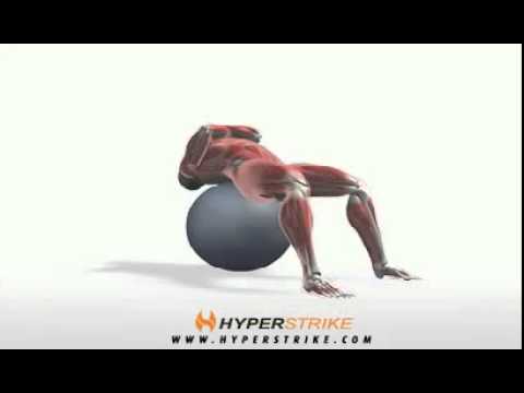 Bodybuilding Übungen- Cross-Arm Ball Crunch   -  www.Hilfe-Forum.eu