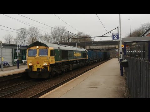 Class 66 66502 from Runcorn folly Lane to Bredbury.