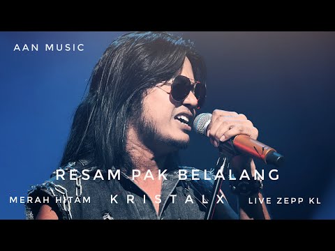 Resam Pak Belalang Kristal X Merah Hitam Live Zepp KL
