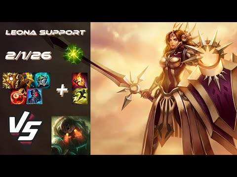 SUPPORT Leona vs Nautilus - NA Challenger Patch 25.S1.4