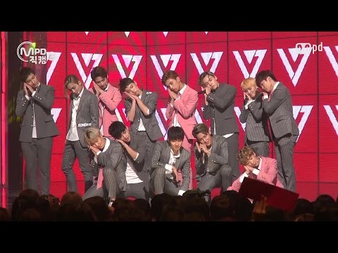 [MPD직캠] 세븐틴 직캠 만세 MANSAE Seventeen Fancam @엠카운트다운_151008