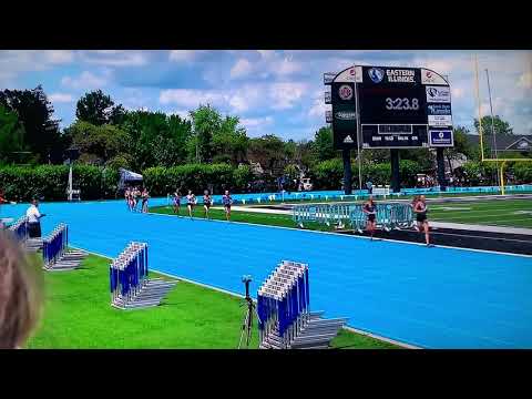 2021 IHSA 2A Girls State Track Meet 4x800 relay